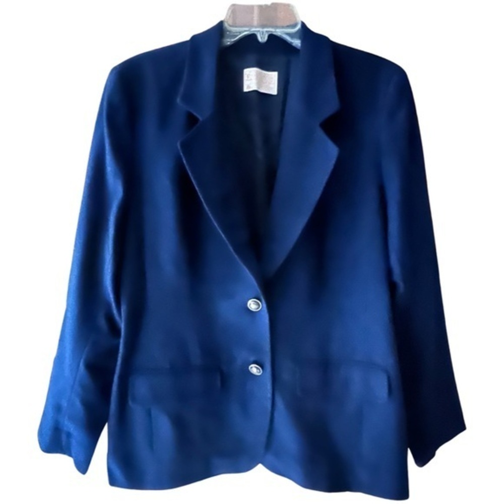 Vintage Pendleton Classic Wool Blazer Navy Blue